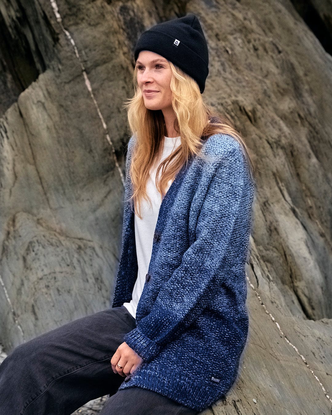 Dark navy sales cardigan womens