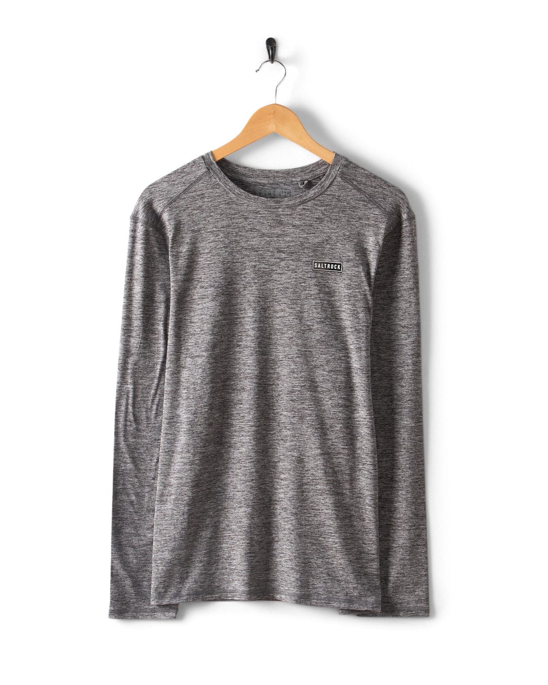 Aestus - Mens UPF 50+ Hybrid Long Sleeve Tee - Dark Grey