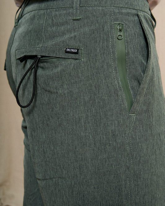 Amphibian 2 - Mens Hybrid Boardshorts - Dark Green