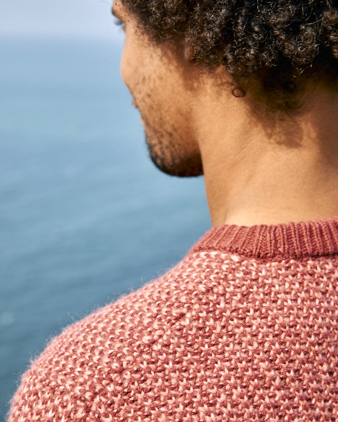 Arlen - Mens Knitted Jumper - Pink