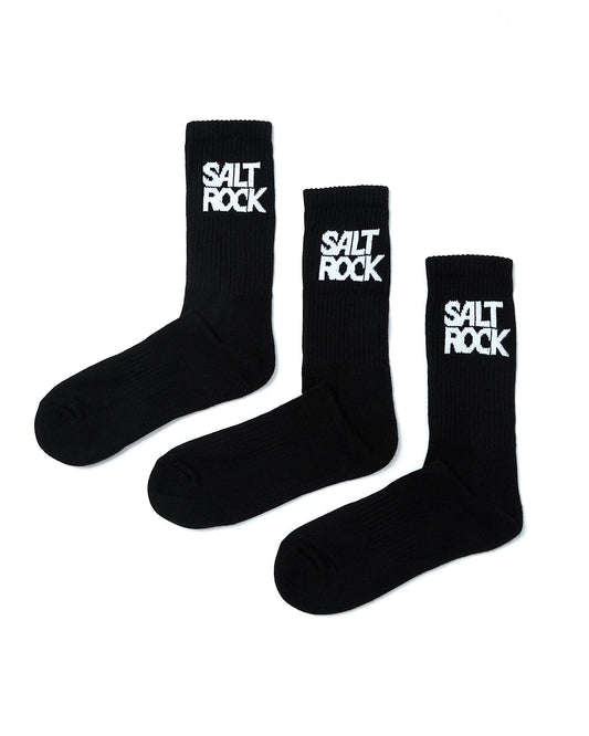 Athletic 3 Pack Socks - Black