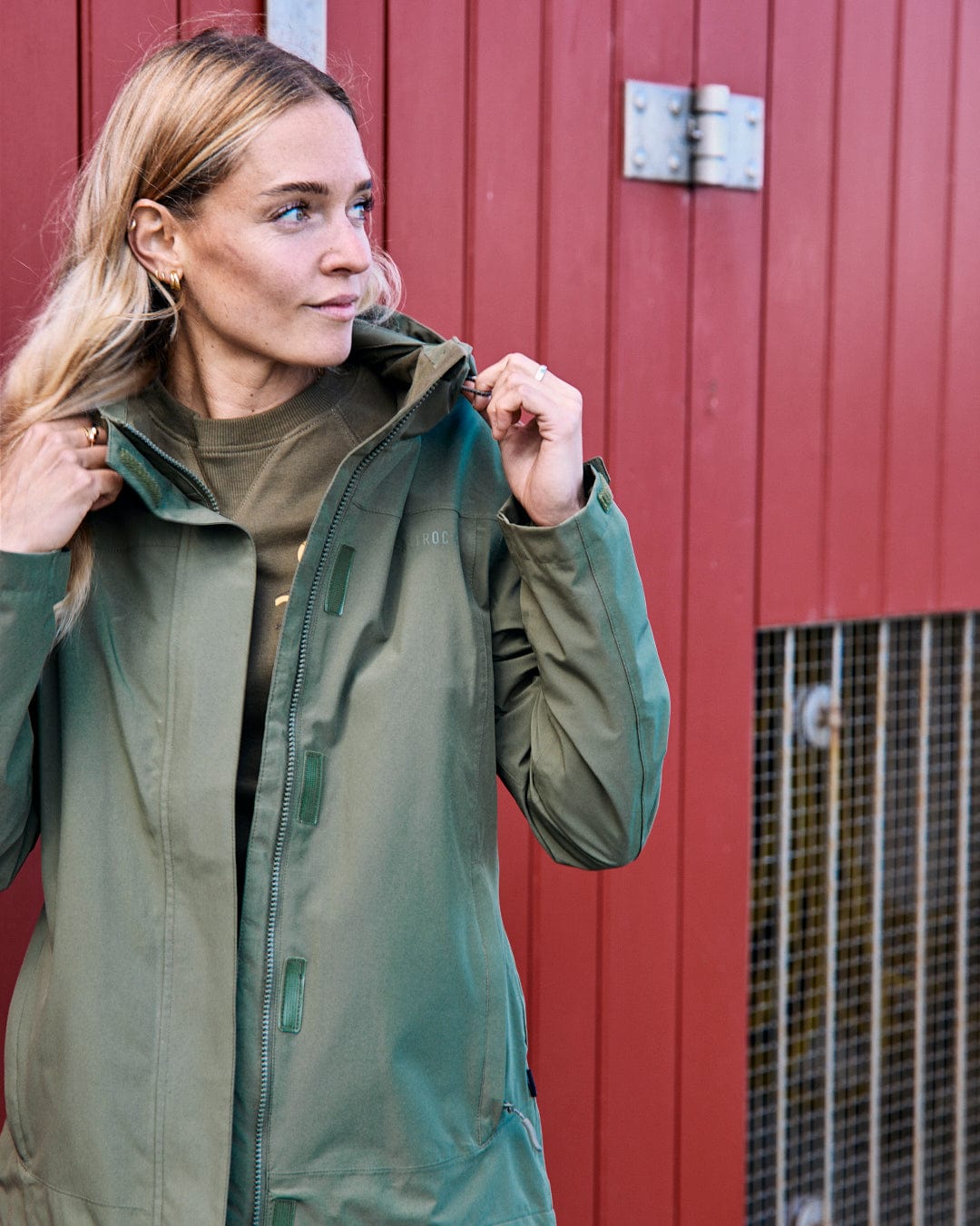 Aubrey - Womens Waterproof Jacket - Green