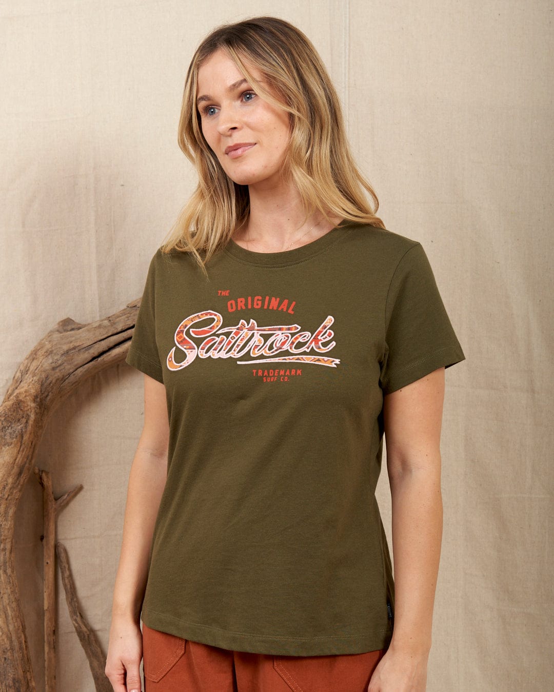 Aztec Trademark - Womens Recycled T-Shirt - Green