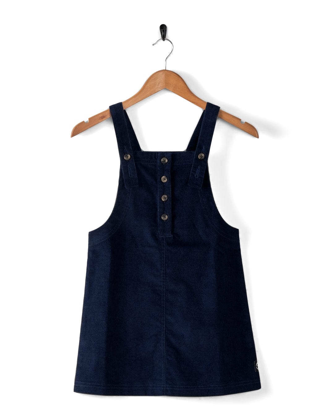 Bella - Kids Cord Dungaree Dress - Blue