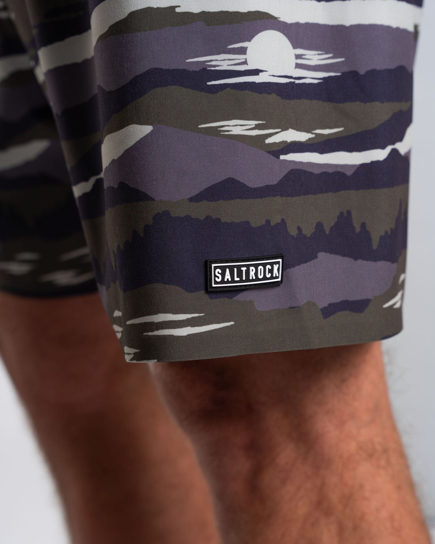 Camo Stripe - Mens Boardshort - Grey