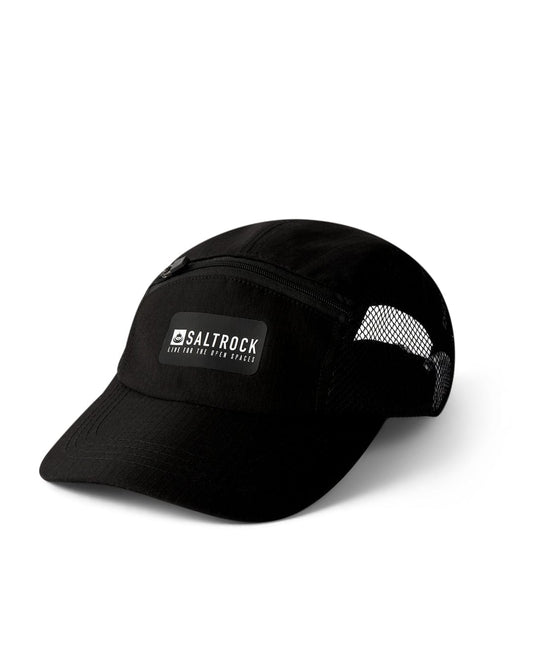 Breather - 5 Panel Tech Cap - Black