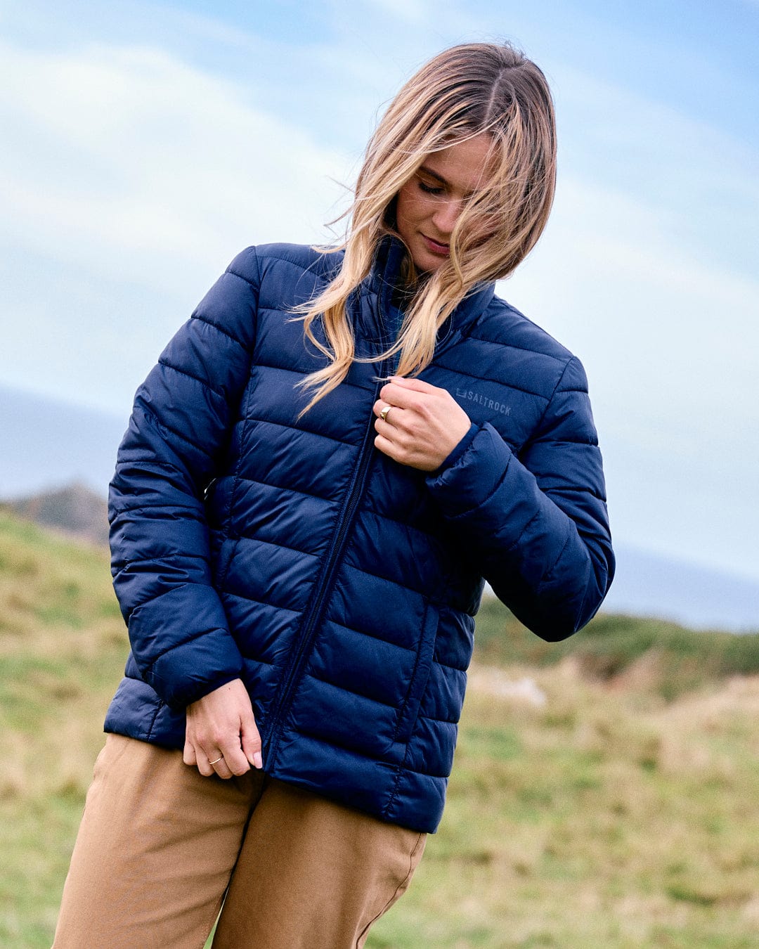 Bridget - Womens Padded Jacket - Blue