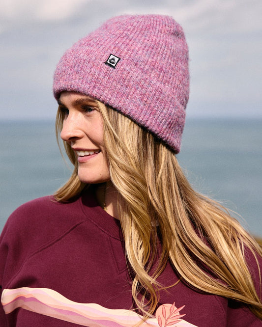 Brushed Maine - Recycled Beanie - Purple