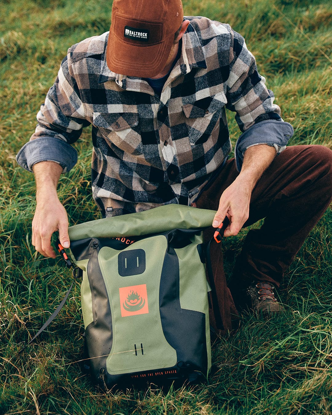 Fathom Drybag Backpack - Green