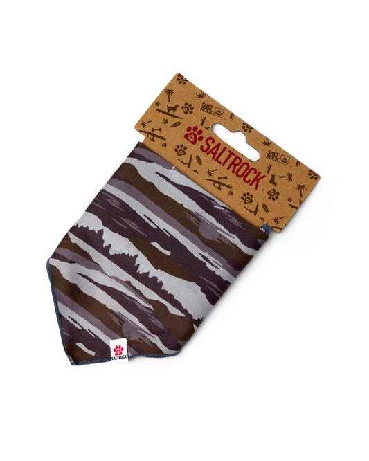 Camo Stripe - Pet Bandana - Green