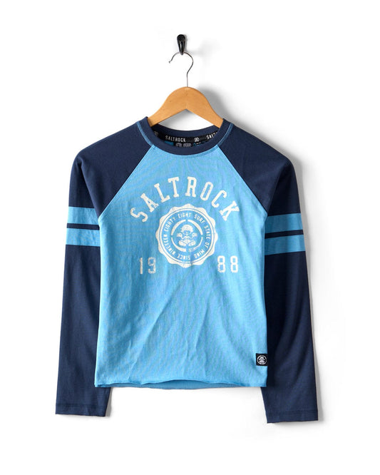 Campus - Kids Long Sleeve Raglan T-Shirt - Blue