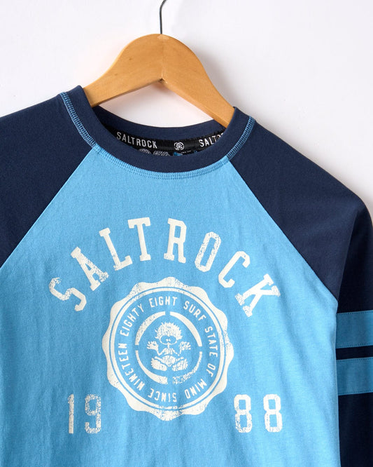 Campus - Kids Long Sleeve Raglan T-Shirt - Blue