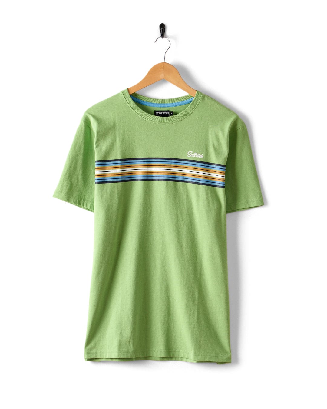 Classic Stripe - Mens Short Sleeve T-Shirt - Green