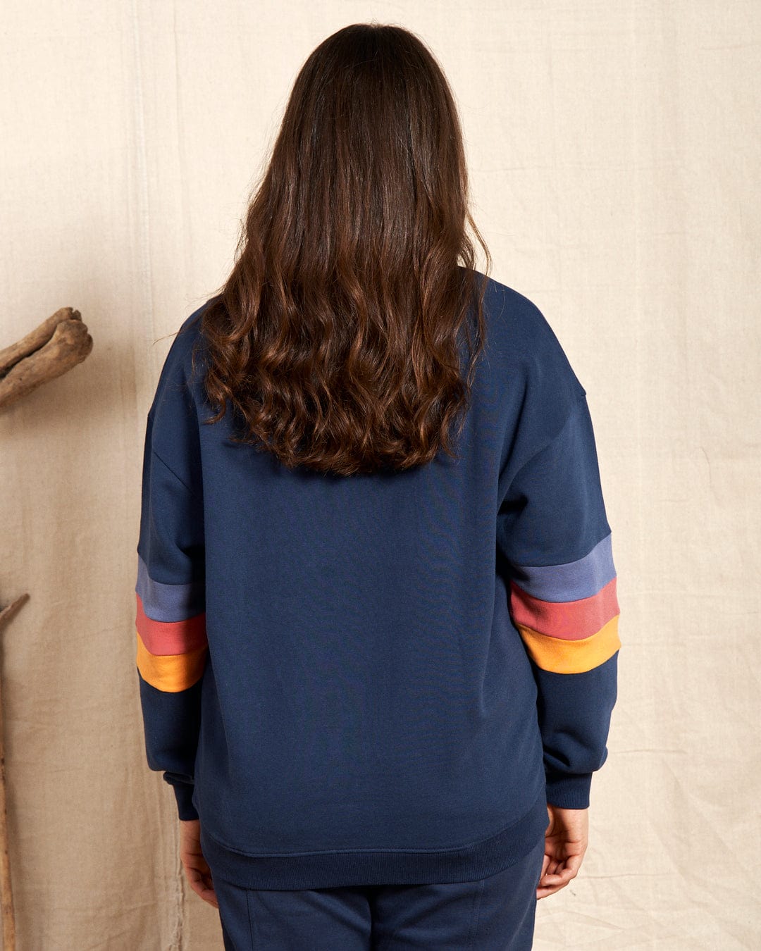 College - Womens Oversized Sweat - Blue