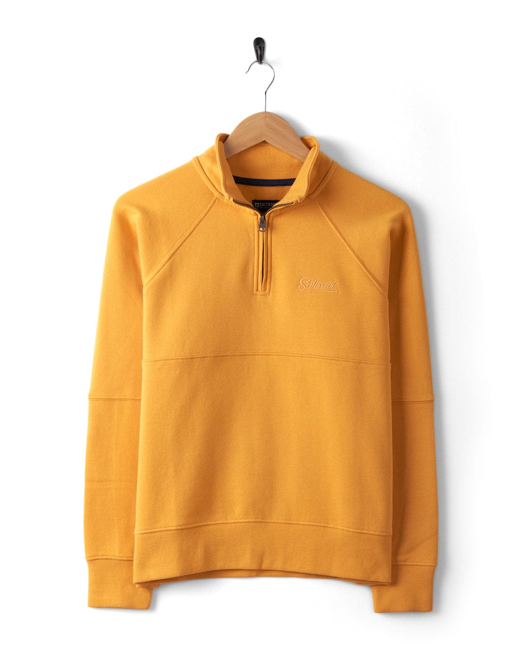 Dimensions - Womens 1/4 Neck Recycled Sweat - Yellow