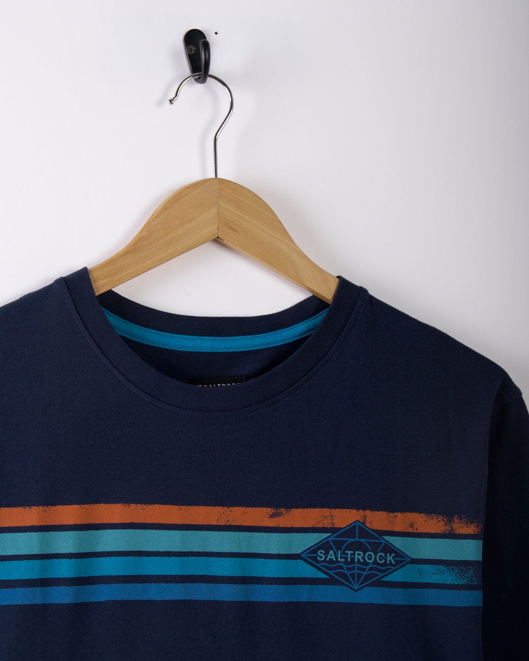 Dimensions Stripe - Mens T-Shirt - Blue