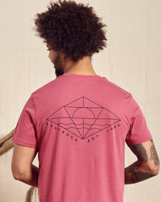 Dimensions - Mens Recycled T-Shirt - Pink