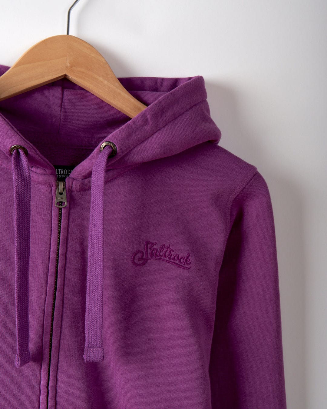 Dip Dye - Womens Zip Hoodie - Purple