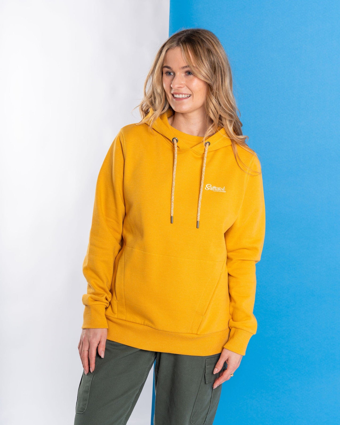 Petra - Womens Pop Hoodie - Yellow