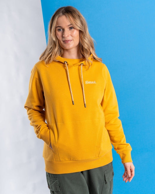 Petra - Womens Pop Hoodie - Yellow