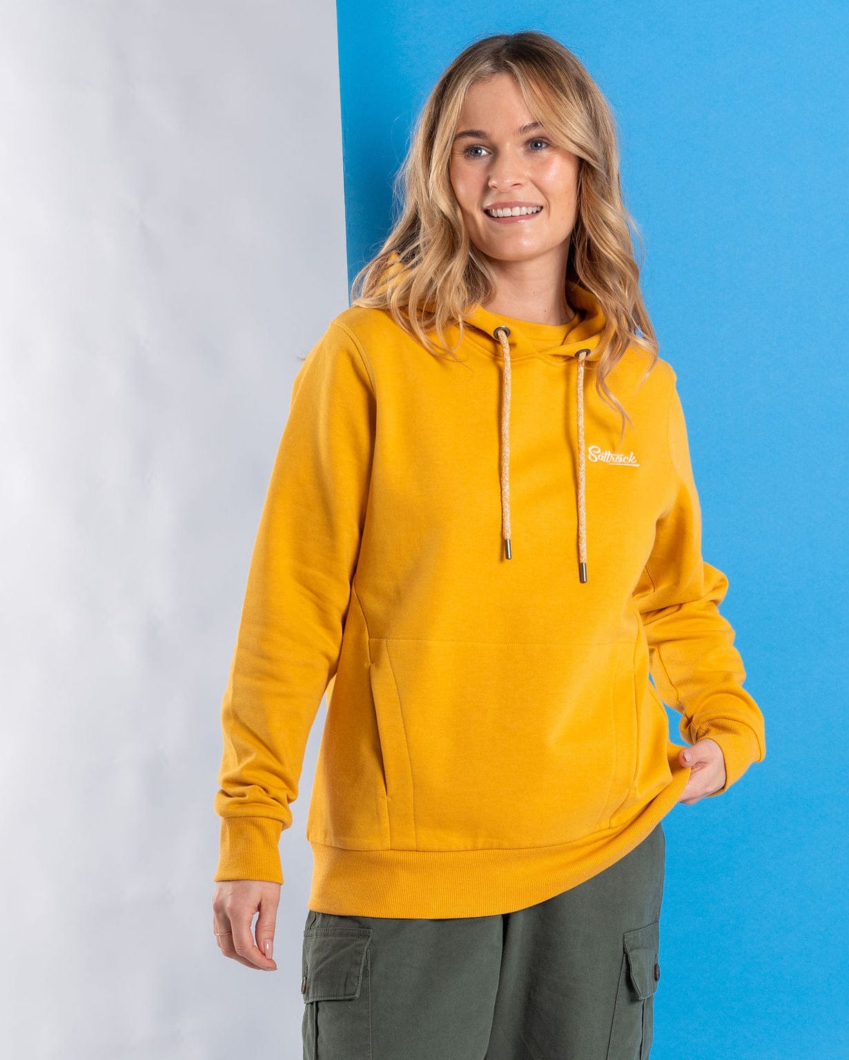 Petra - Womens Pop Hoodie - Yellow