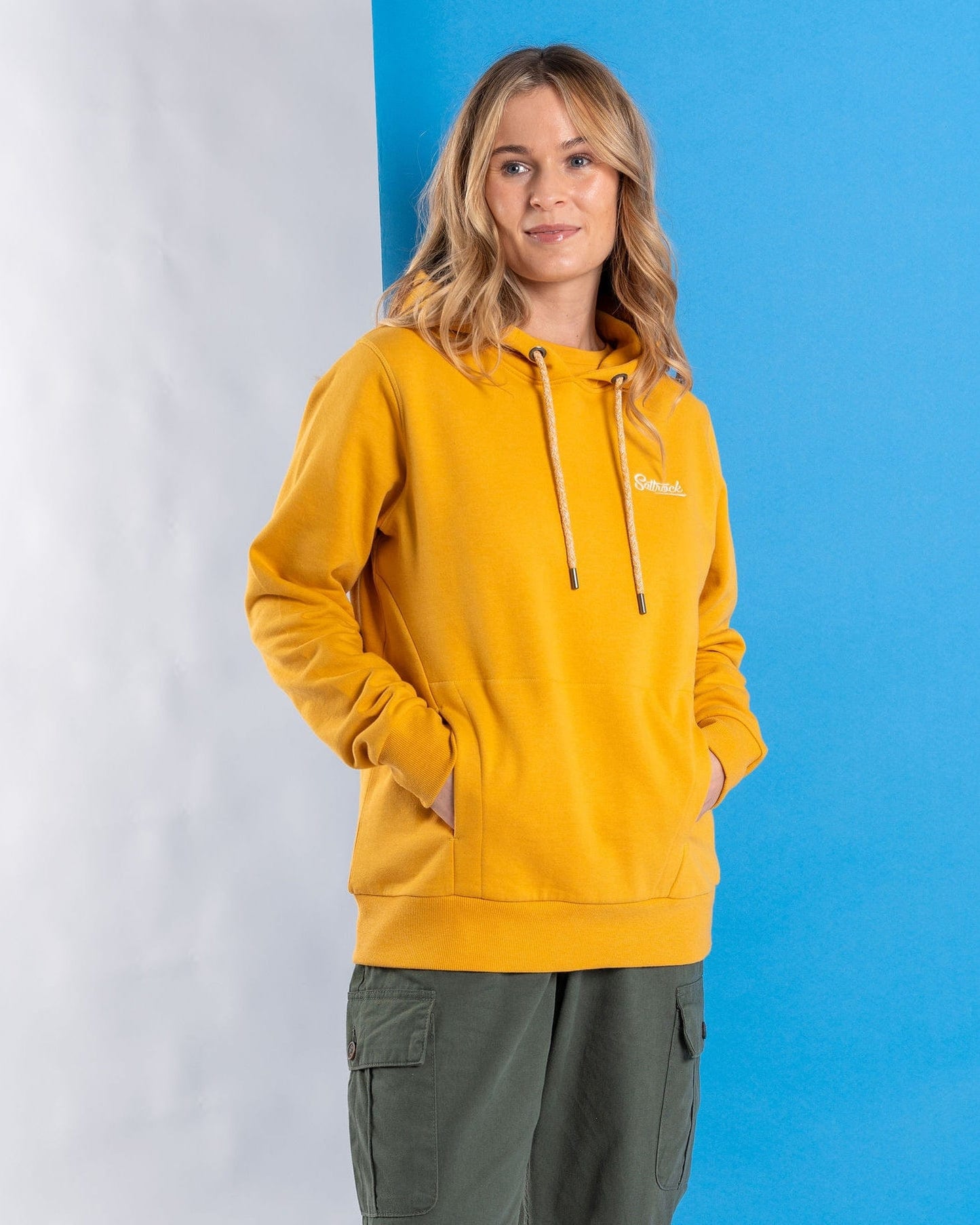 Petra - Womens Pop Hoodie - Yellow