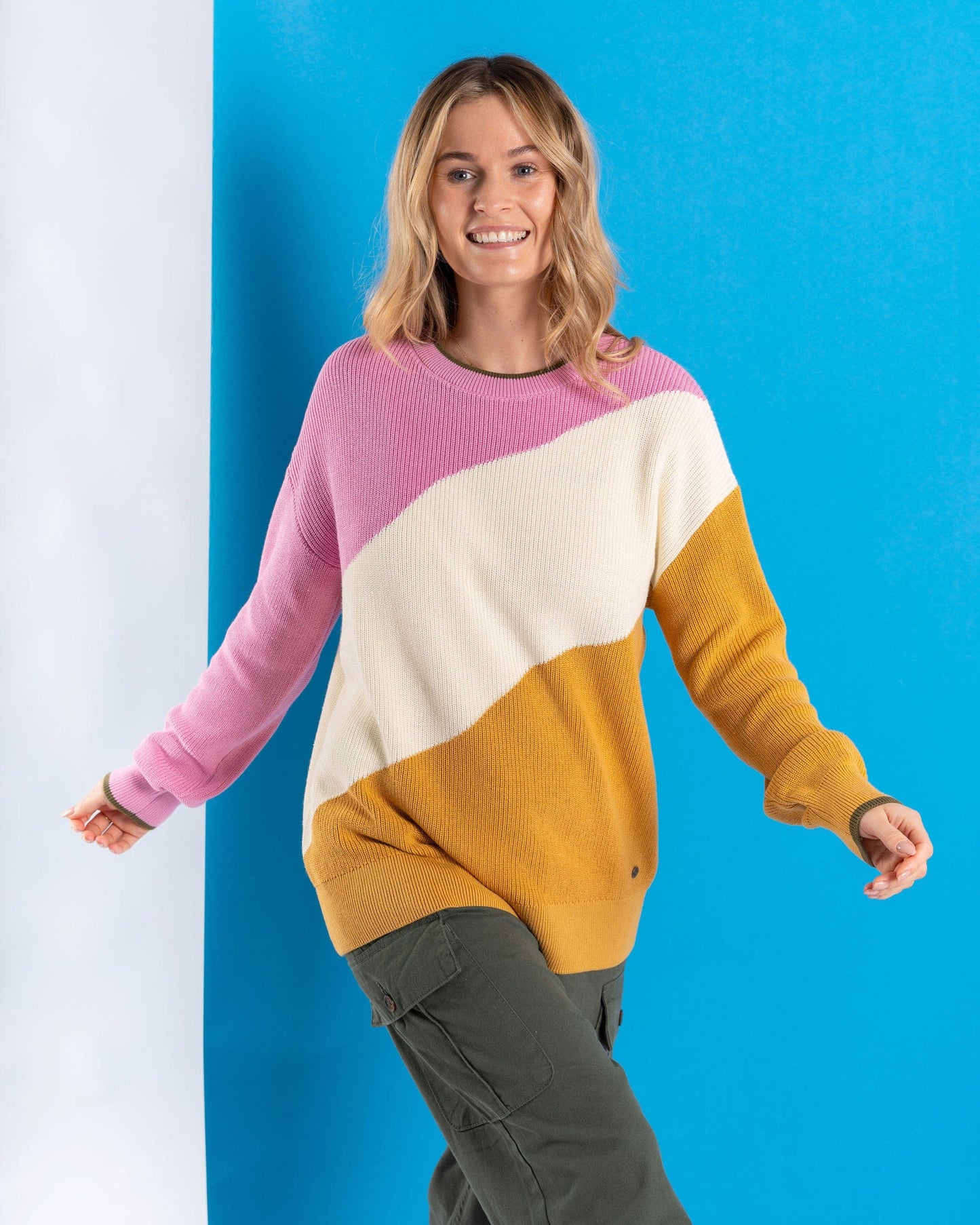 Ruby - Womens Knitted Jumper - Multi