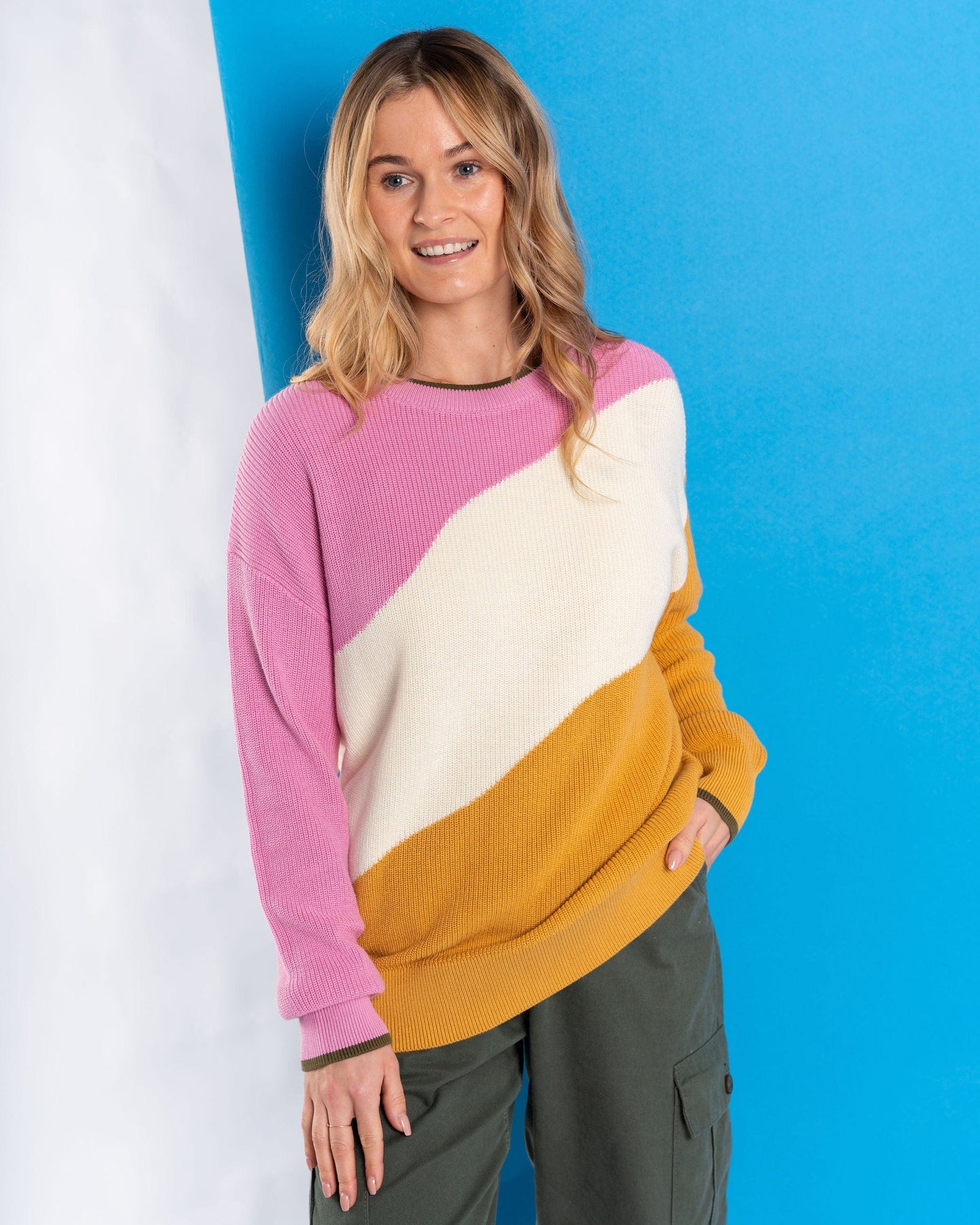 Ruby - Womens Knitted Jumper - Multi