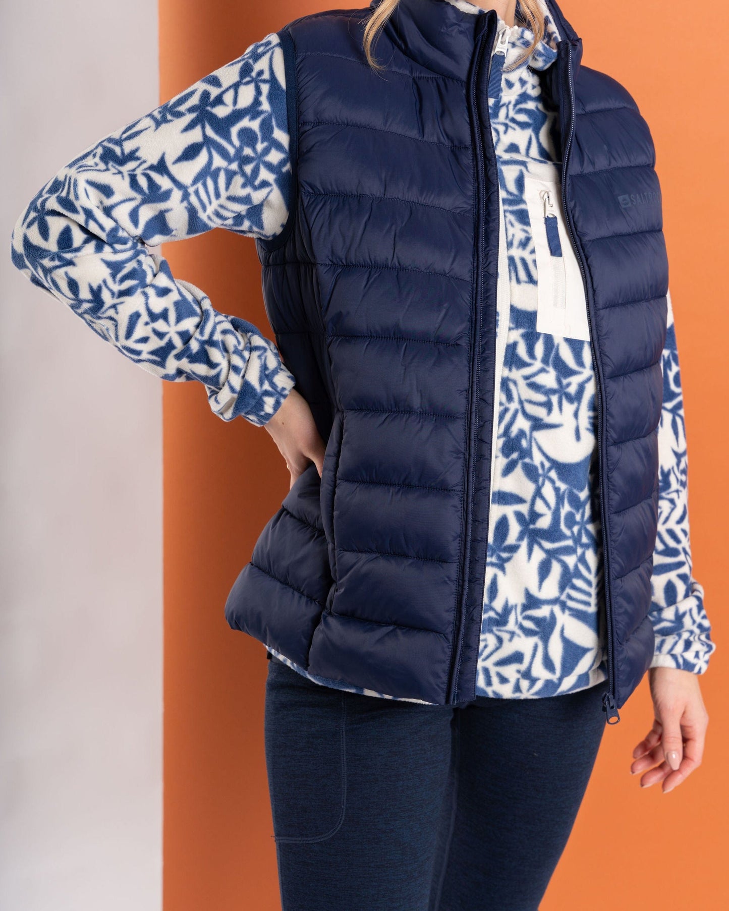 Margot - Womens Recycled Padded Gilet - Blue