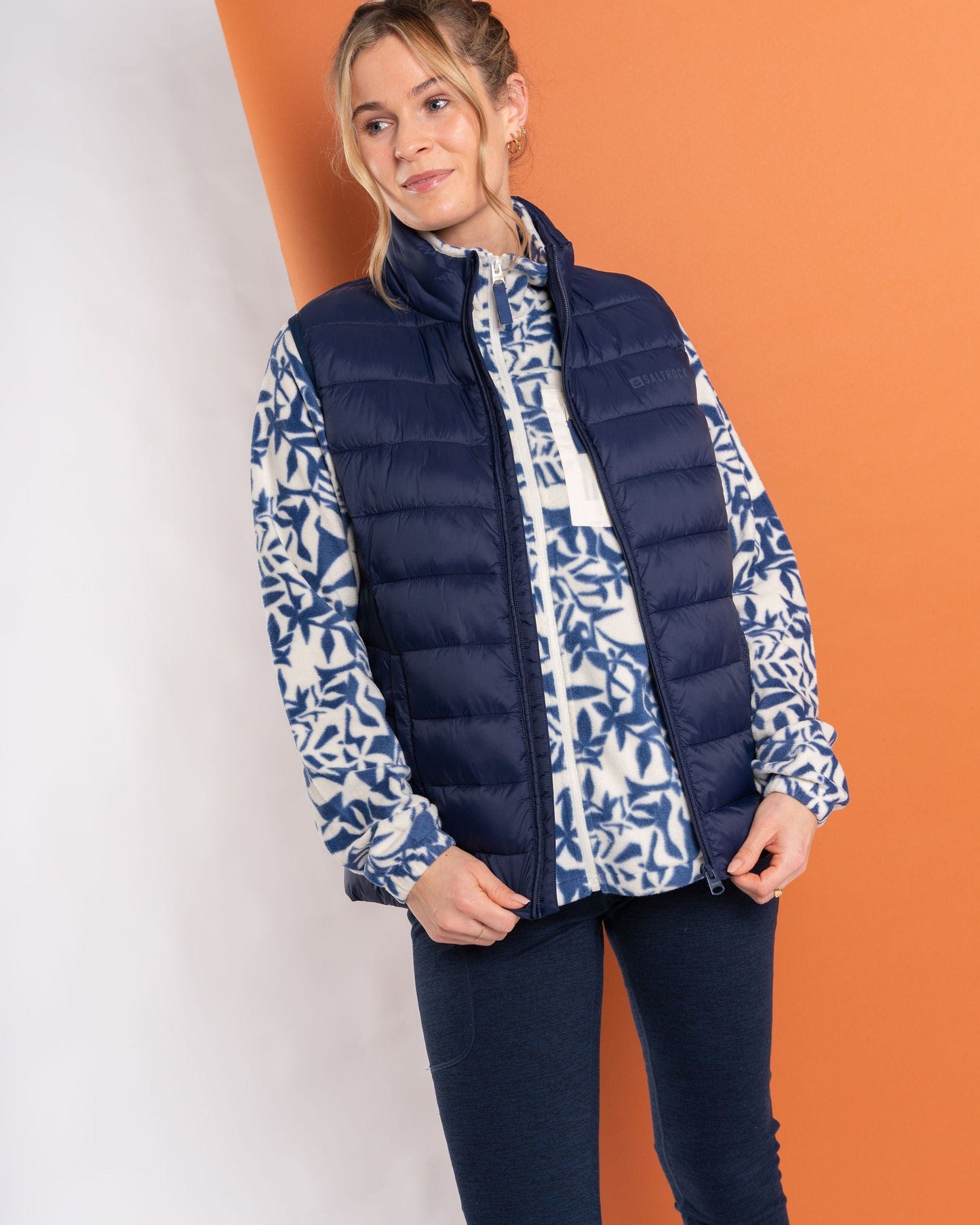 Margot - Womens Recycled Padded Gilet - Blue