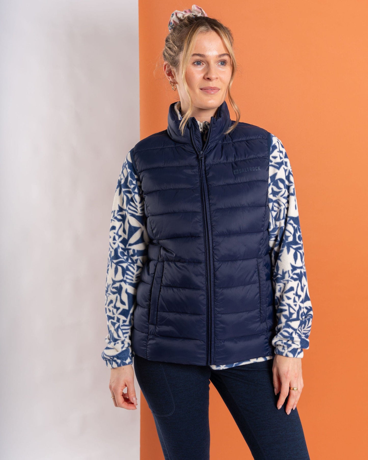 Margot - Womens Recycled Padded Gilet - Blue