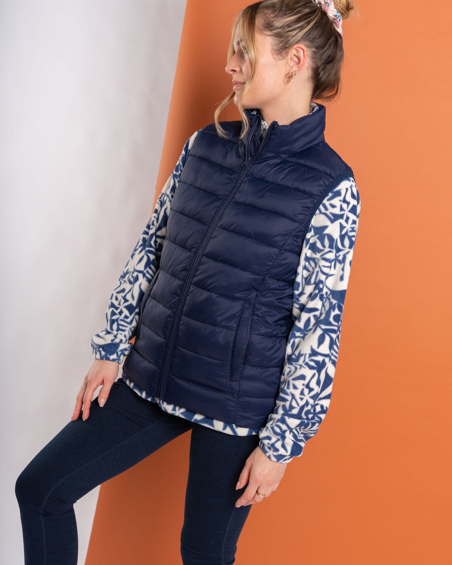 Margot - Womens Recycled Padded Gilet - Blue