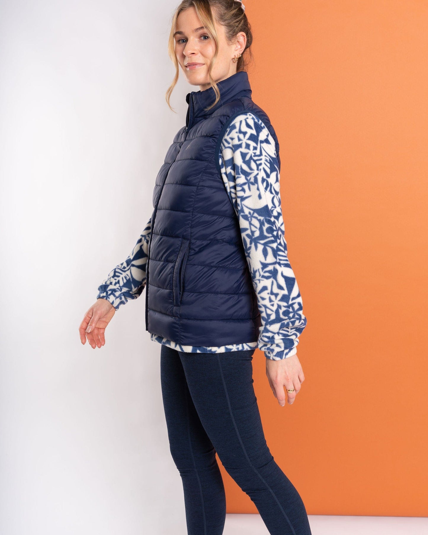 Margot - Womens Recycled Padded Gilet - Blue