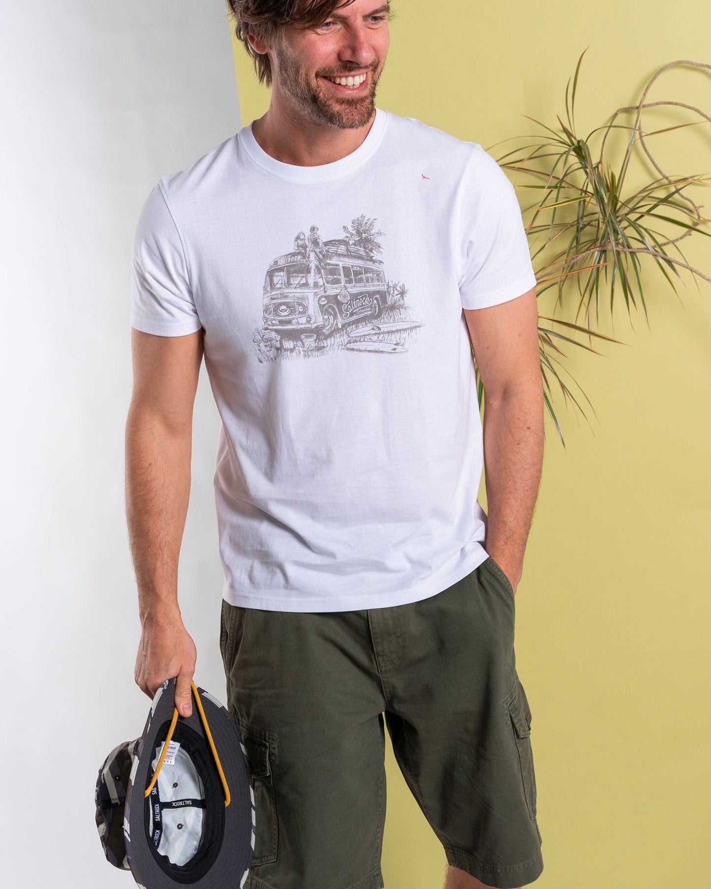 Surf Coach - Mens Short Sleeve T-Shirt - White