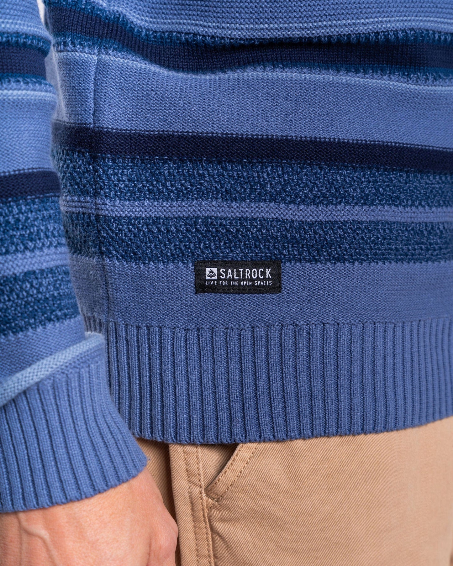 Parkham - Mens Knitted Jumper - Blue