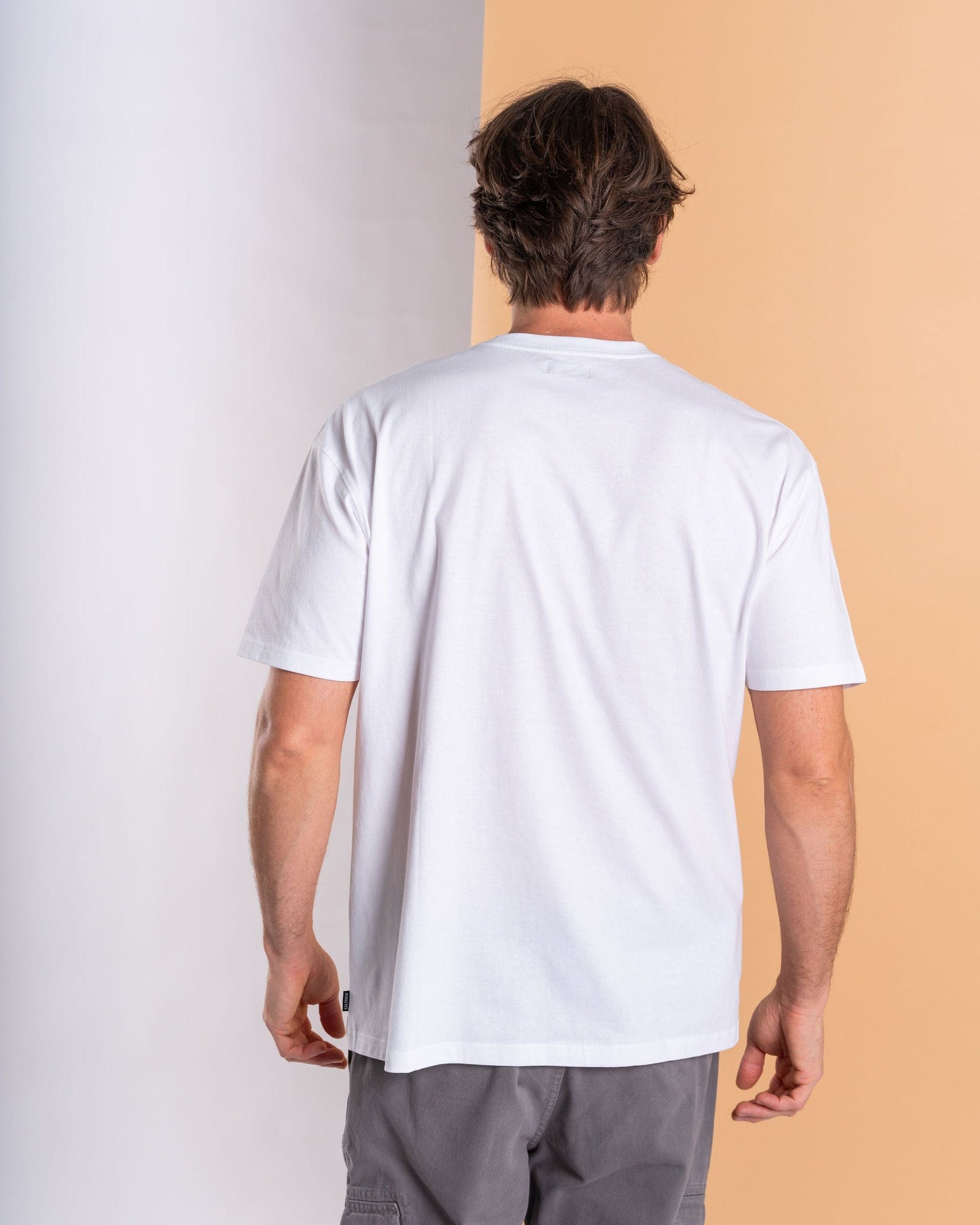 Yoga Tok - Mens Short Sleeve Oversized T-Shirt - White