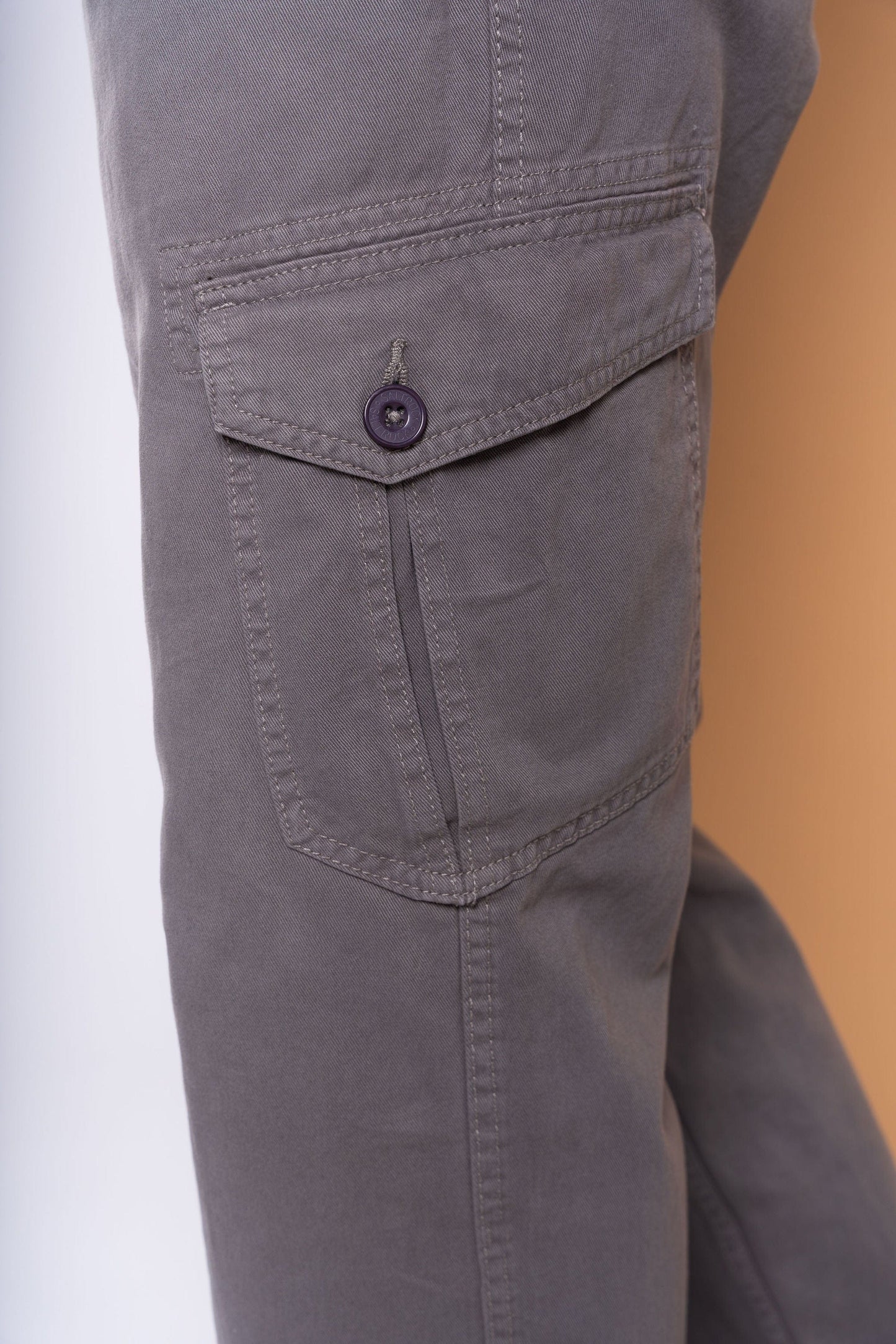 Godrevy 2 - Mens Cargo Trousers - Dark Grey