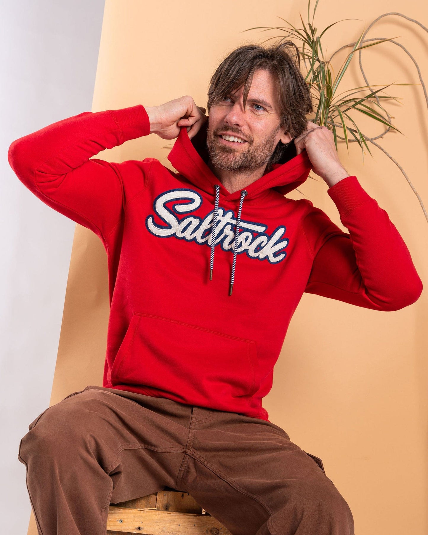 Strike - Mens Pop Hoodie - Red