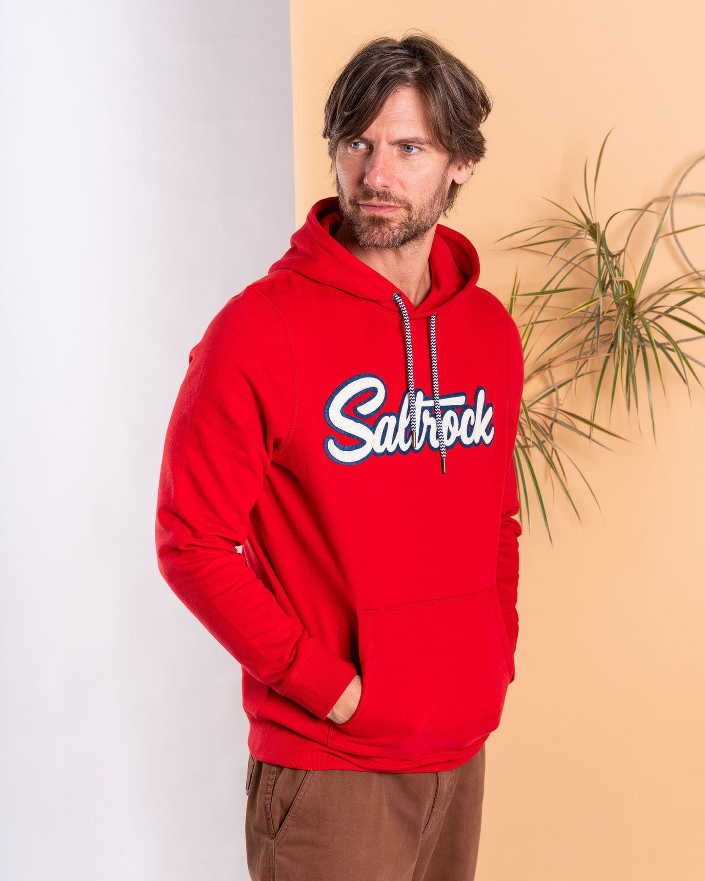 Strike - Mens Pop Hoodie - Red