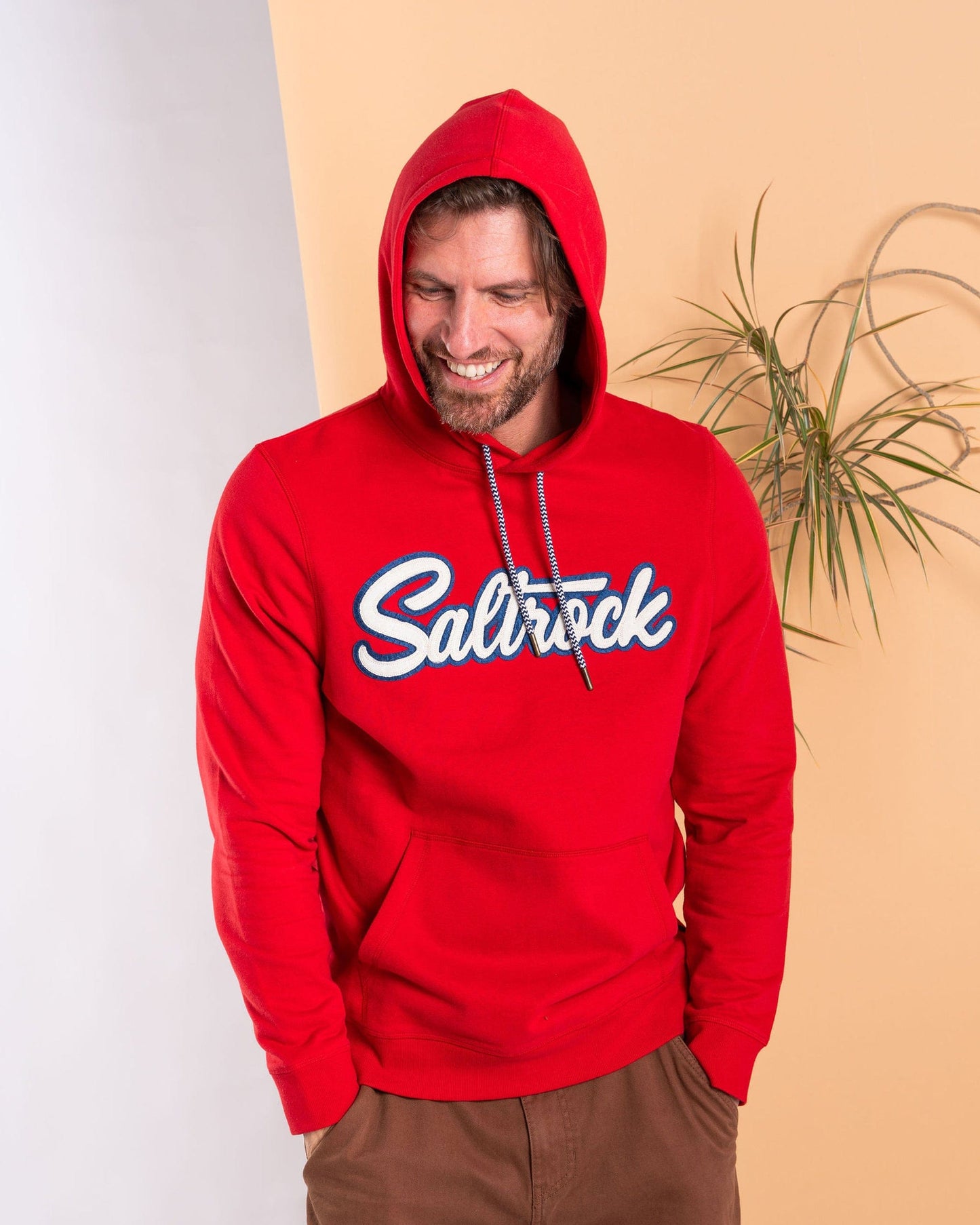 Strike - Mens Pop Hoodie - Red