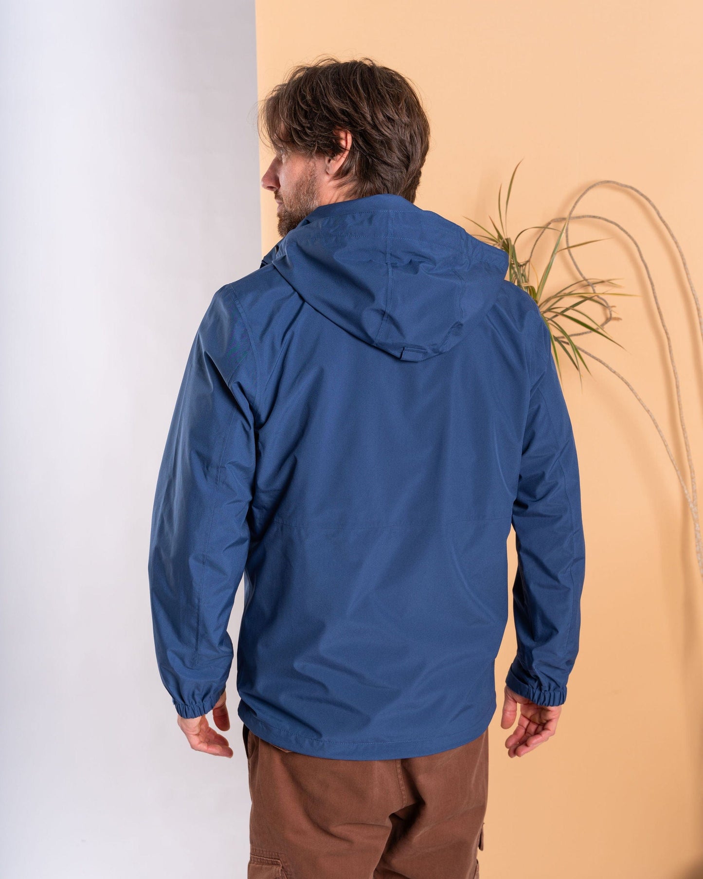 Whistler II - Mens Waterproof Hooded Jacket - Blue