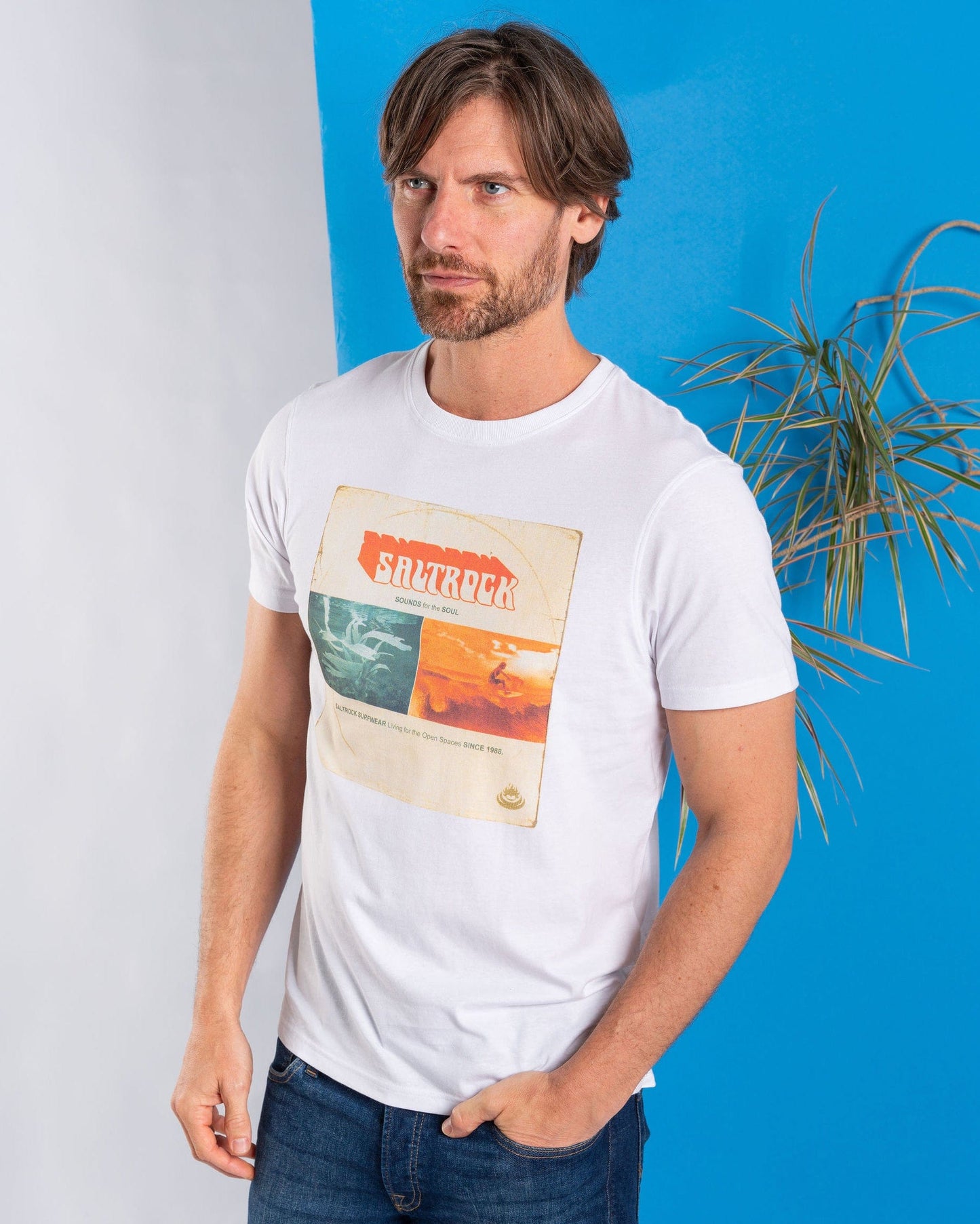 Sounds For The Soul - Mens T-Shirt - White