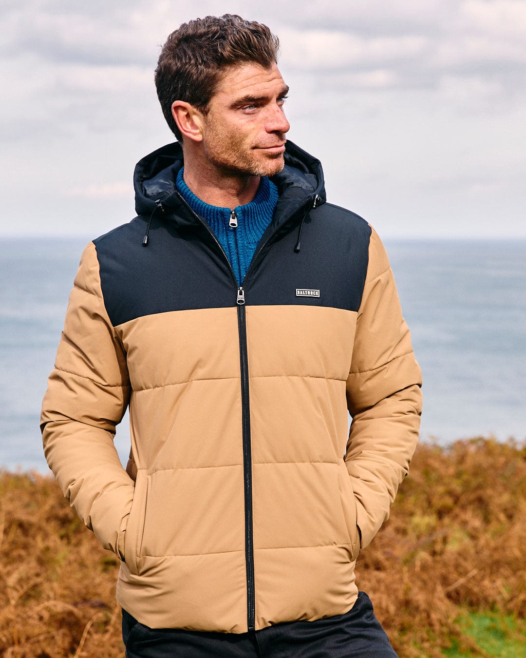 Dune - Mens Padded Jacket - Brown