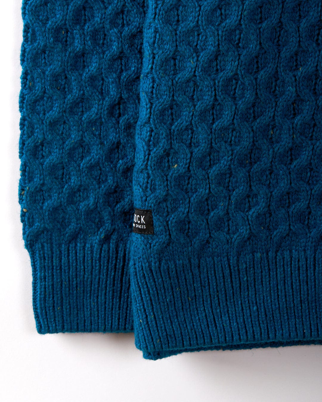 Flint - Mens 1/4 Neck Zip Knit - Blue