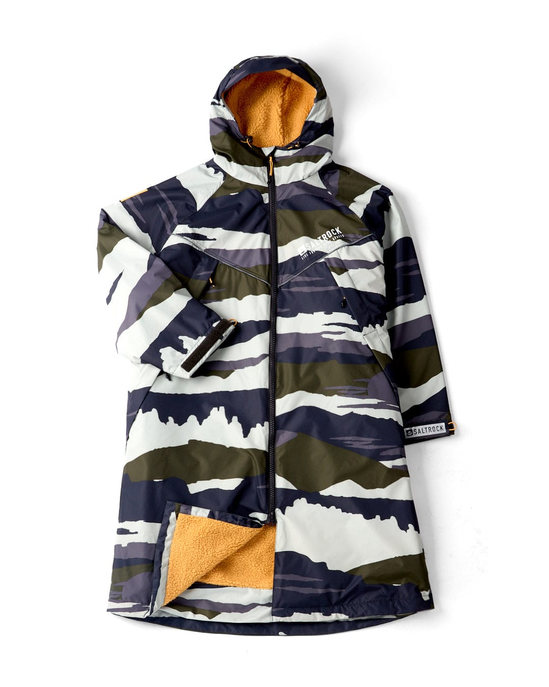 Recycled Changing Robe - Camo Stripe