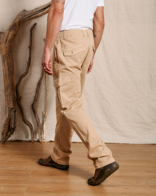 Godrevy 2 - Mens Cargo Trousers - Sand