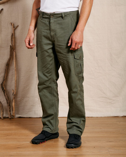 Godrevy 2 - Mens Cargo Trousers - Green