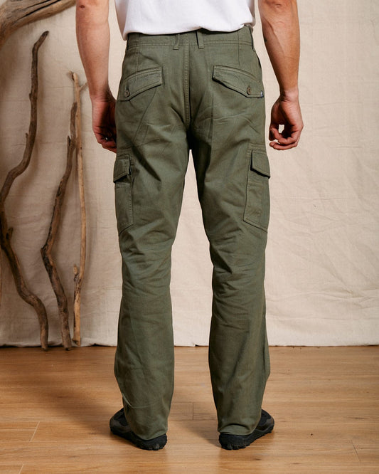 Godrevy 2 - Mens Cargo Trousers - Green