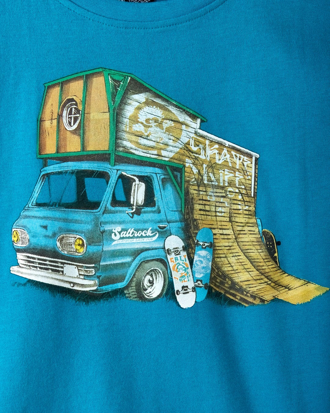 Half Cab - Kids T-Shirt - Blue