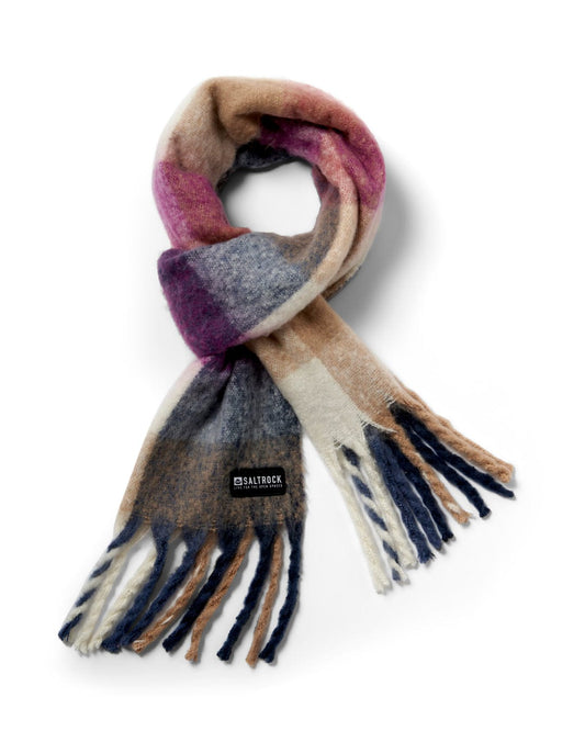 Harvest - Oversized Scarf - Blue/Purple Multi